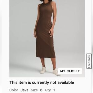 All Aligned Ribbed Midi Dress